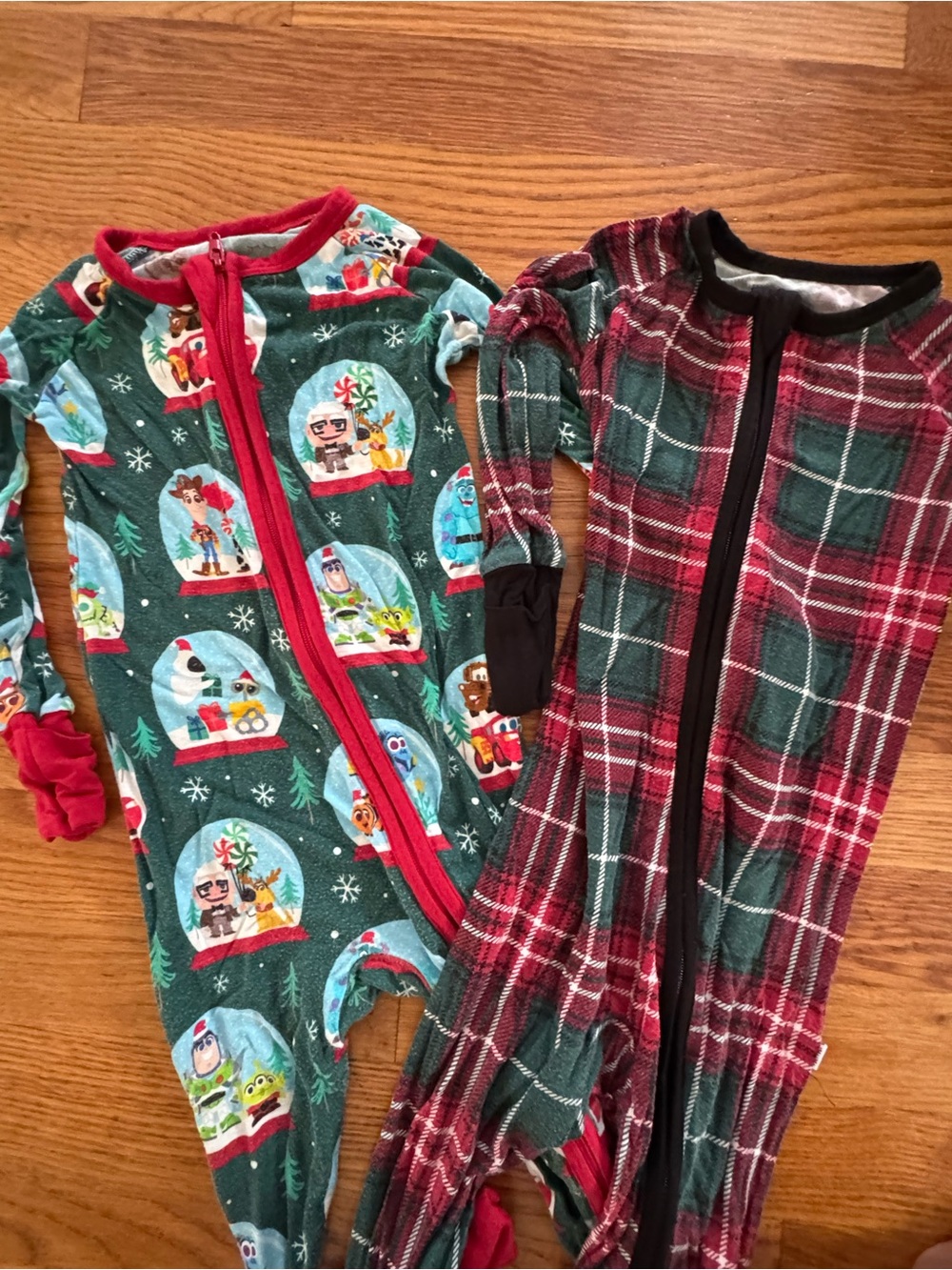 Little Sleepies 12-18 Month Zippys - Holiday Prints